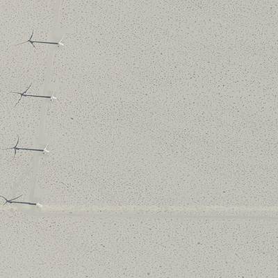 Sample image from Overhead Imagery of Wind Turbines (by Duke Dataplus2020)