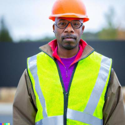 Sample image from Safety Helmet and Reflective Jacket