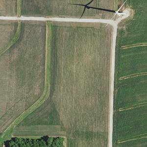 Sample image from Wind Turbine Detection (by Luke Borkowski)
