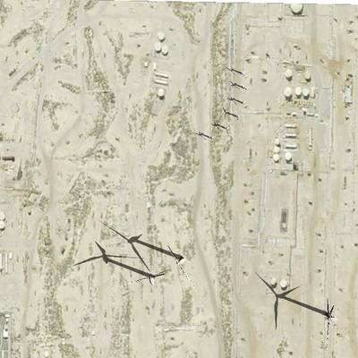 Sample image from California and Arizona Wind Turbines (by Duke Dataplus2020)
