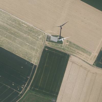 Sample image from Windmill Detection on French Aerial Images