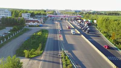 Sample image from VisDrone2019-DET