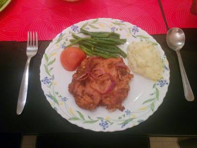 Sample image from FoodSeg103
