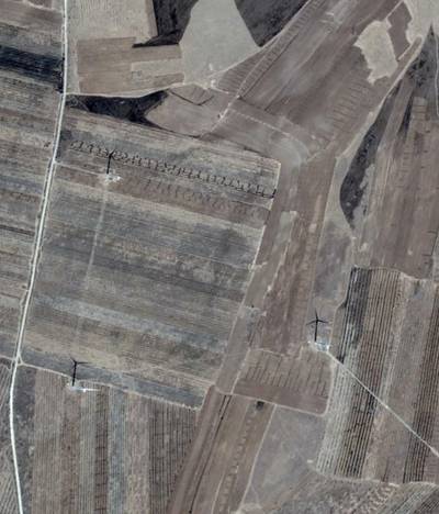 Sample image from Multi-topography Dataset for Wind Turbine Detection