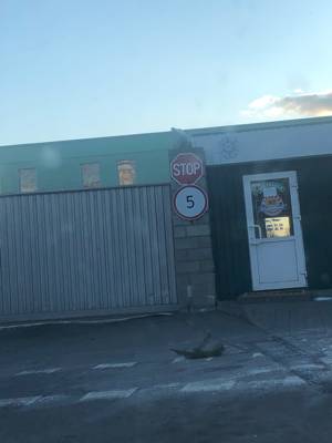 Sample image from Road Sign Detection