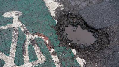 Sample image from Pothole Detection