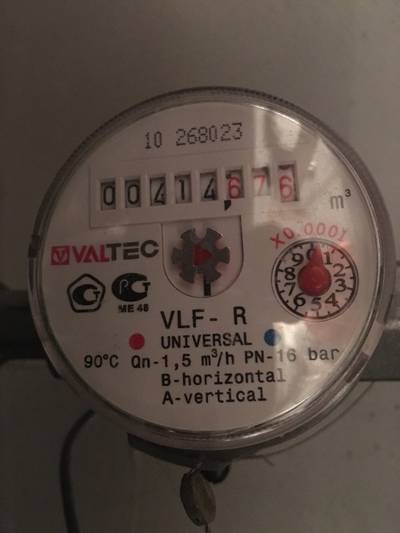 Sample image from Water Meters