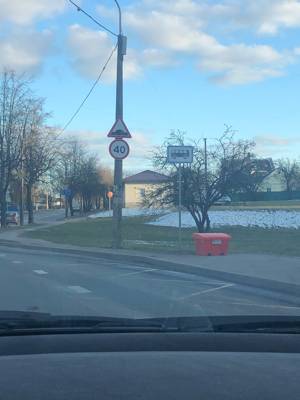 Sample image from Road Sign Detection