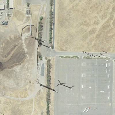 Sample image from California and Arizona Wind Turbines (by Duke Dataplus2020)