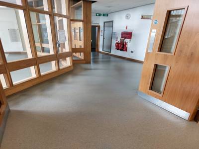 Sample image from Corridor Floor Segmentation