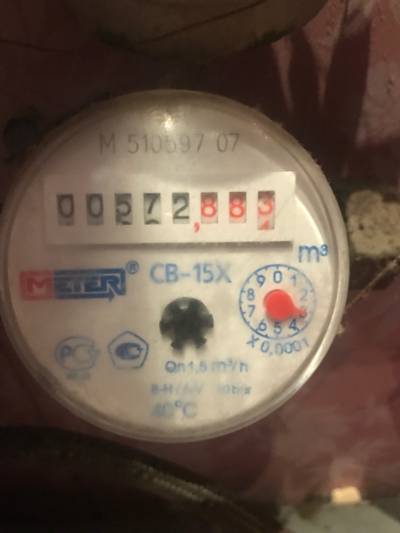 Sample image from Water Meters