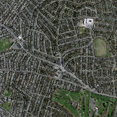 Sample image from Massachusetts Buildings Dataset