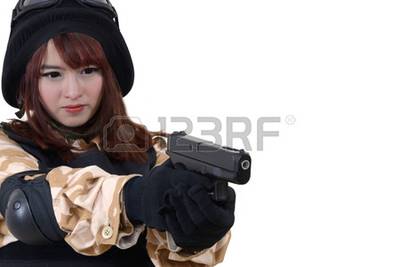 Sample image from OD-WeaponDetection: Pistol Detection