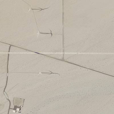 Sample image from Overhead Imagery of Wind Turbines (by Duke Dataplus2020)