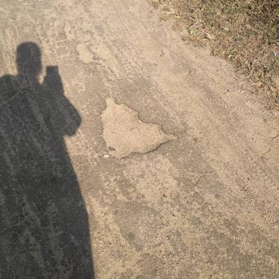 Sample image from Pothole Detection