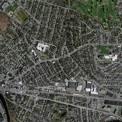 Sample image from Massachusetts Buildings Dataset