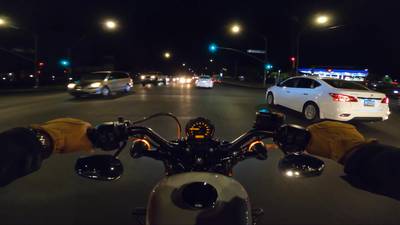 Sample image from Motorcycle Night Ride