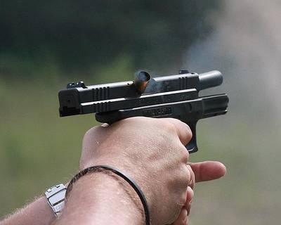 Sample image from OD-WeaponDetection: Pistol Detection