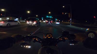 Sample image from Motorcycle Night Ride