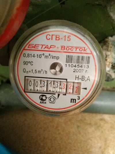 Sample image from Water Meters