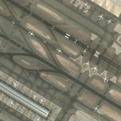 Sample image from Airbus Aircraft Detection