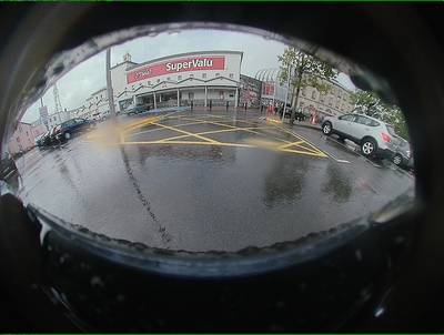 Sample image from WoodScape: RGB Fisheye