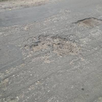 Sample image from Pothole Detection