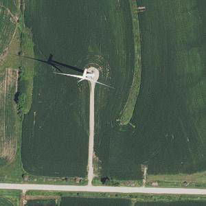 Sample image from Wind Turbine Detection (by Luke Borkowski)