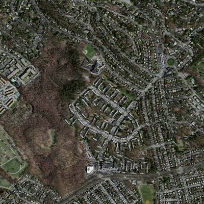 Sample image from Massachusetts Buildings Dataset