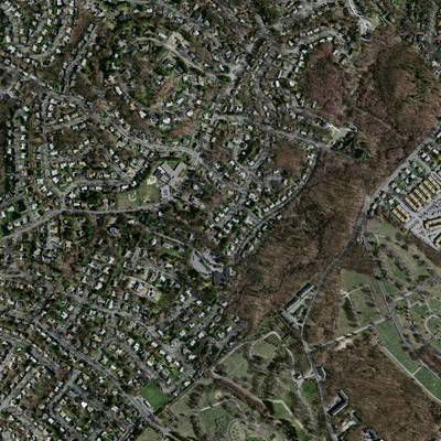 Sample image from Massachusetts Buildings Dataset