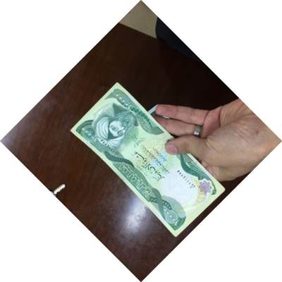 Sample image from Iraqi Money