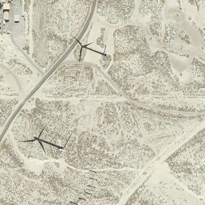 Sample image from California and Arizona Wind Turbines (by Duke Dataplus2020)