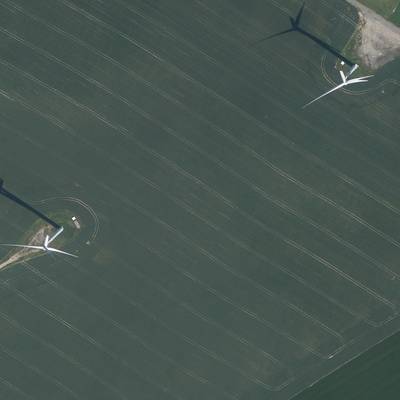 Sample image from Windmill Detection on French Aerial Images