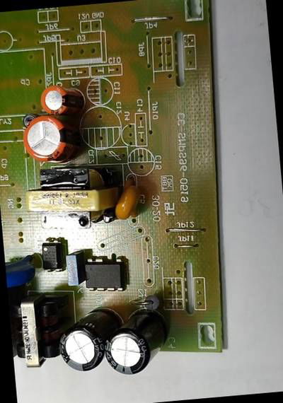 Sample image from PCB Component Detection