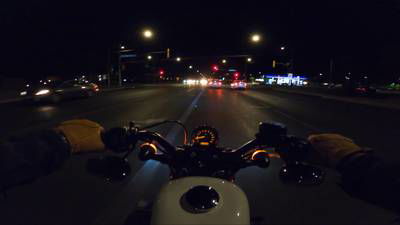 Sample image from Motorcycle Night Ride