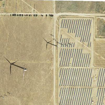 Sample image from California and Arizona Wind Turbines (by Duke Dataplus2020)
