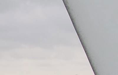 Sample image from YOLO Annotated Wind Turbine Surface Damage