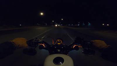 Sample image from Motorcycle Night Ride