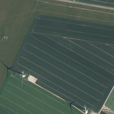 Sample image from Windmill Detection on French Aerial Images