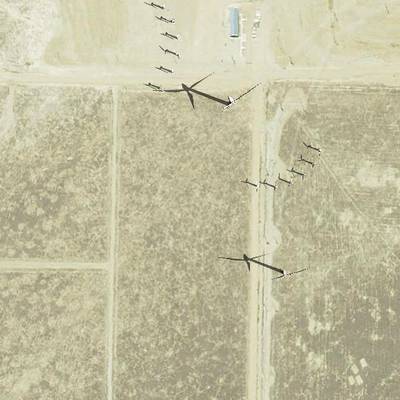 Sample image from California and Arizona Wind Turbines (by Duke Dataplus2020)