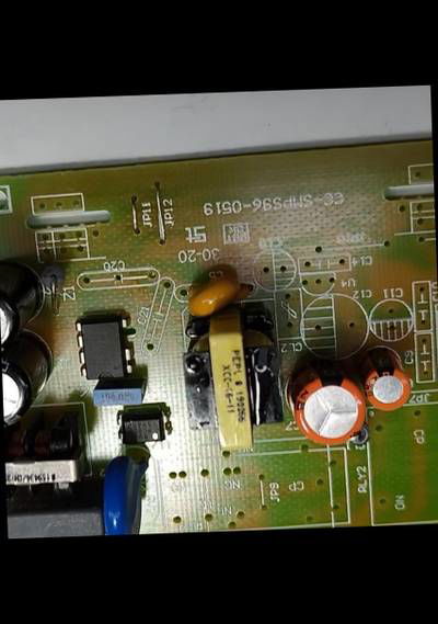 Sample image from PCB Component Detection