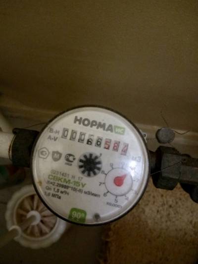 Sample image from Water Meters