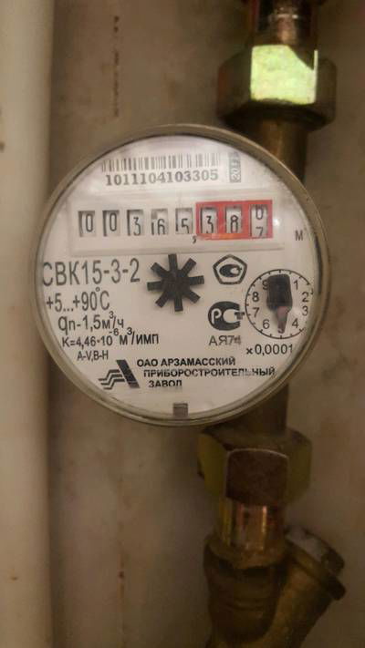 Sample image from Water Meters