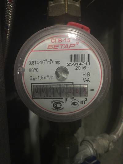 Sample image from Water Meters