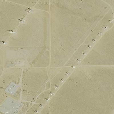 Sample image from Overhead Imagery of Wind Turbines (by Duke Dataplus2020)