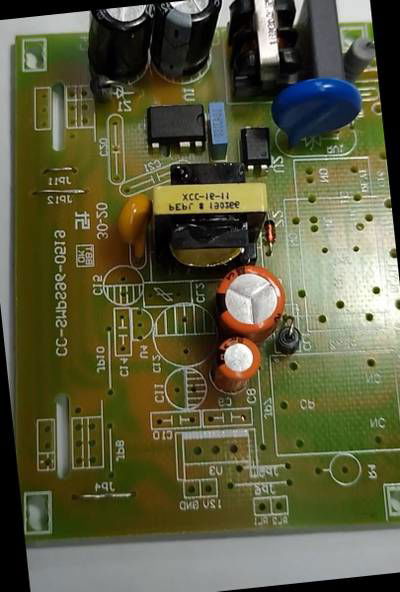 Sample image from PCB Component Detection