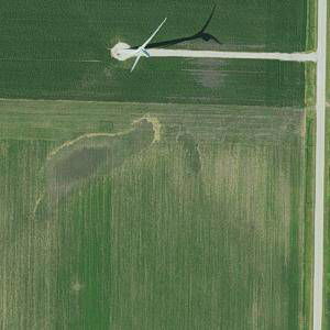 Sample image from Wind Turbine Detection (by Luke Borkowski)