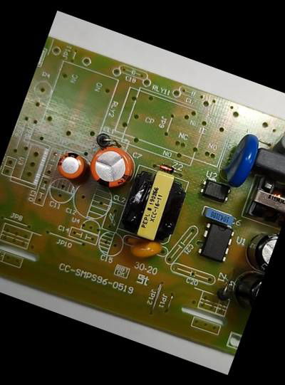 Sample image from PCB Component Detection