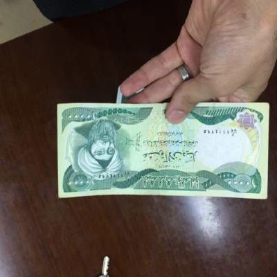 Sample image from Iraqi Money