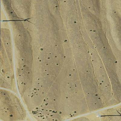 Sample image from Overhead Imagery of Wind Turbines (by Duke Dataplus2020)